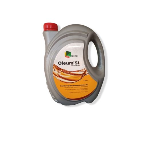 NNPC Oleum SL SAE 2W-50 Motor Oil 4 Litre Gallon